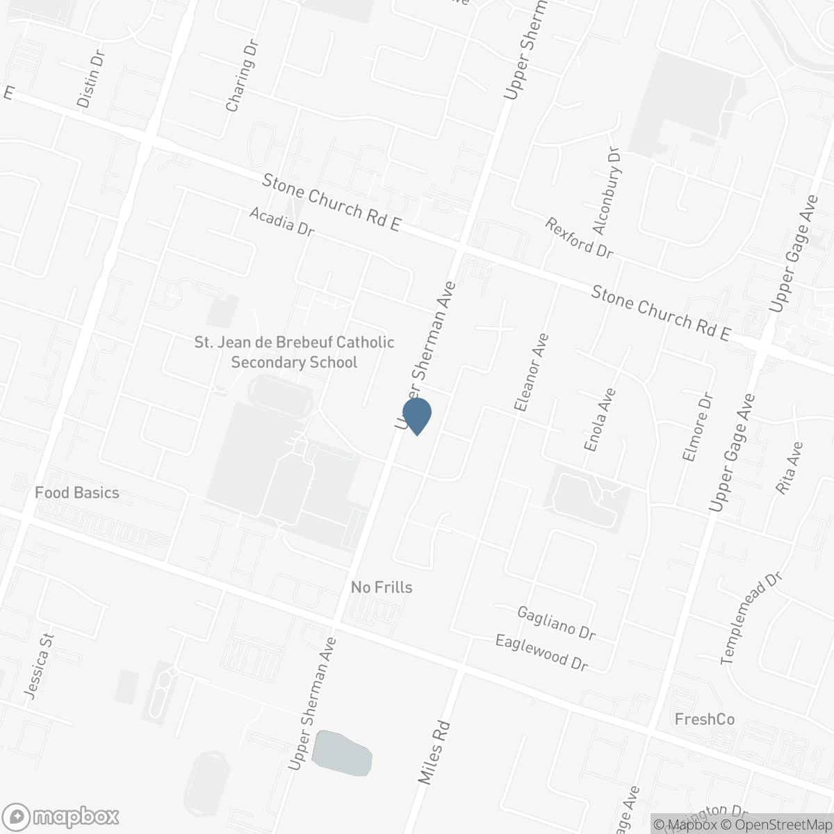 1501 UPPER SHERMAN Avenue, Hamilton, Ontario L8W 0B9